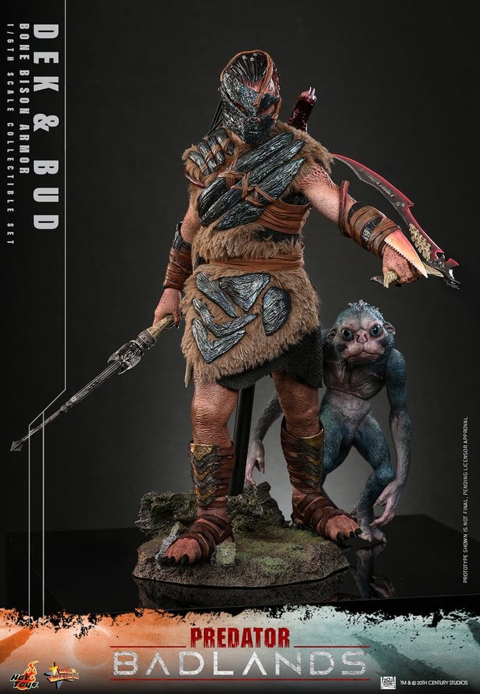 Predator: Badlands Film Masterpiece Action Figure 2-Pack 1/6 Scale (Bone Bison Armor) and Bud 31 cm