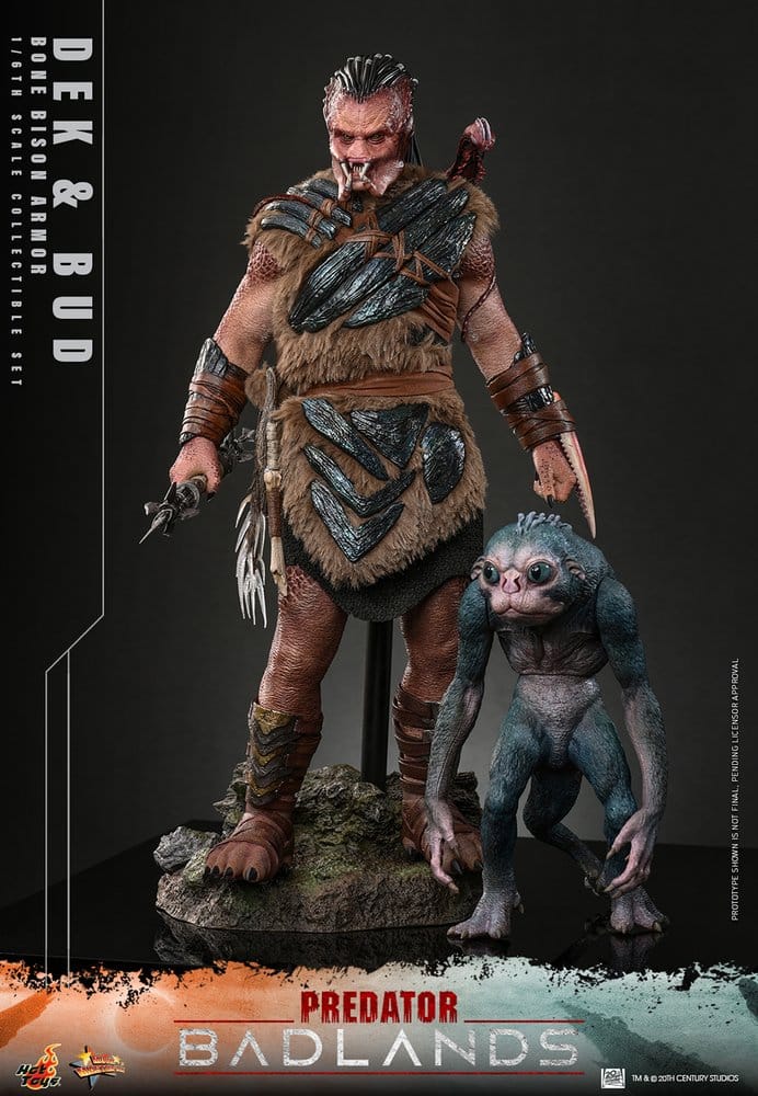 Predator: Badlands Film Masterpiece Action Figure 2-Pack 1/6 Scale (Bone Bison Armor) and Bud 31 cm
