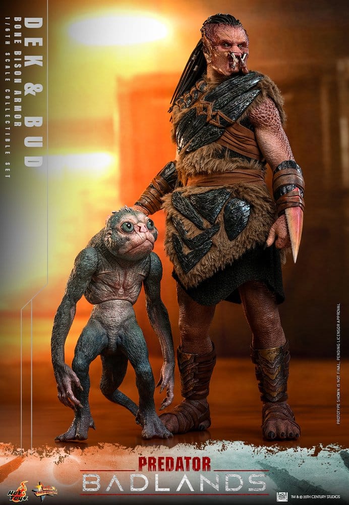 Predator: Badlands Film Masterpiece Action Figure 2-Pack 1/6 Scale (Bone Bison Armor) and Bud 31 cm