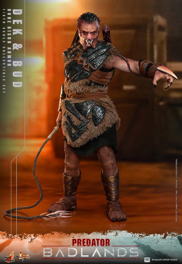 Predator: Badlands Film Masterpiece Action Figure 2-Pack 1/6 Scale (Bone Bison Armor) and Bud 31 cm