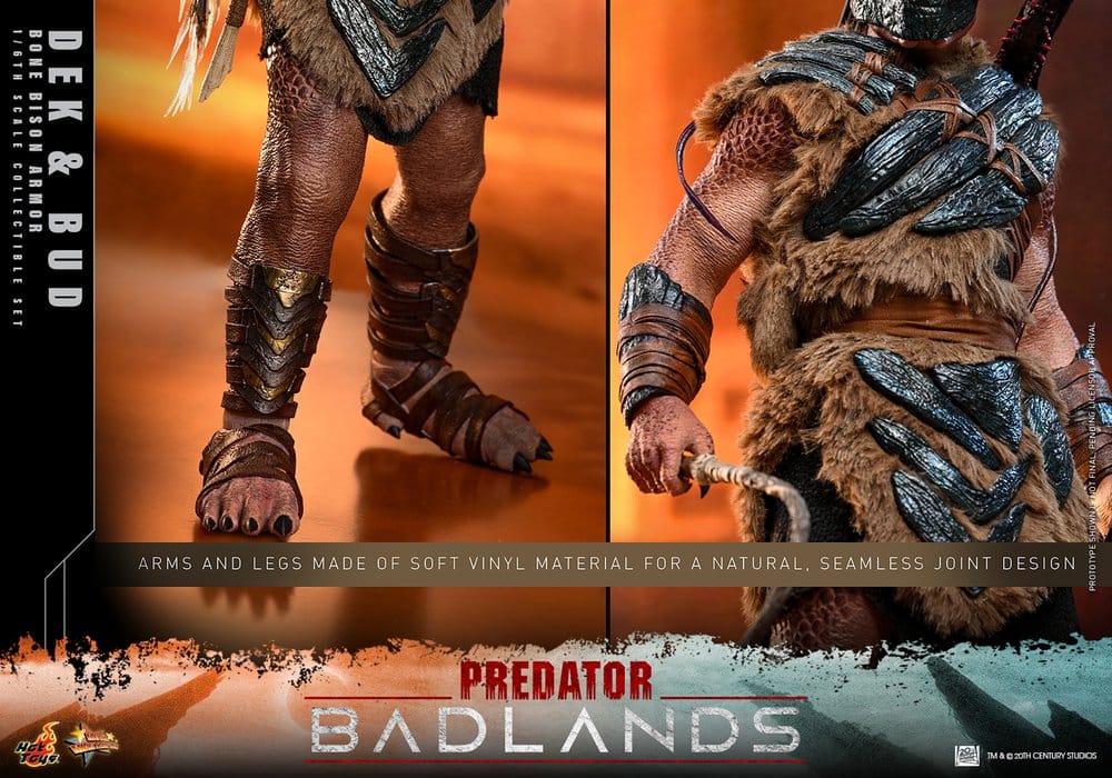 Predator: Badlands Film Masterpiece Action Figure 2-Pack 1/6 Scale (Bone Bison Armor) and Bud 31 cm
