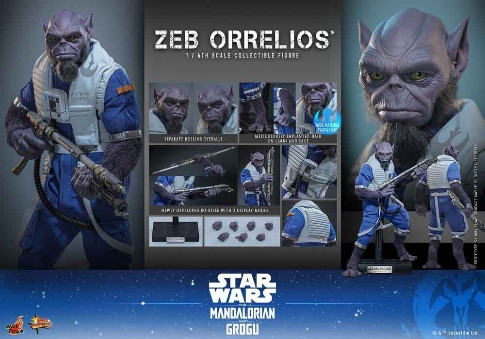 Star Wars Film Mästerverk Actionfigur 1/6 Garazeb "Zeb" Orrelios 33 cm