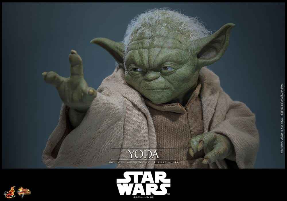 Star Wars: Revenge of the Sith Film Mästerverk Actionfigur 1/6 Yoda 14 cm