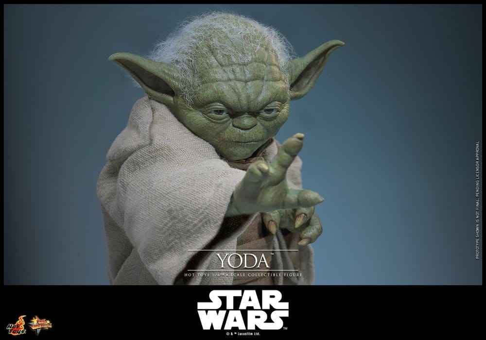 Star Wars: Revenge of the Sith Film Mästerverk Actionfigur 1/6 Yoda 14 cm