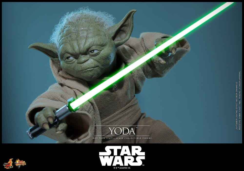 Star Wars: Revenge of the Sith Film Mästerverk Actionfigur 1/6 Yoda 14 cm