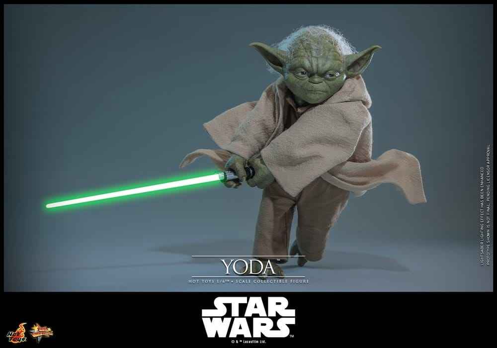 Star Wars: Revenge of the Sith Film Mästerverk Actionfigur 1/6 Yoda 14 cm