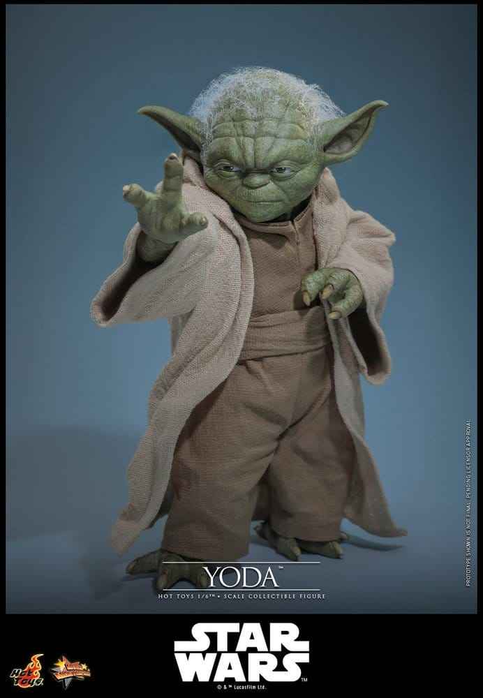 Star Wars: Revenge of the Sith Film Mästerverk Actionfigur 1/6 Yoda 14 cm
