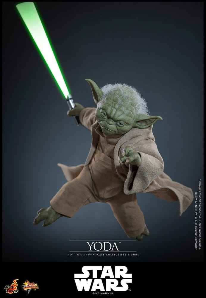 Star Wars: Revenge of the Sith Film Mästerverk Actionfigur 1/6 Yoda 14 cm
