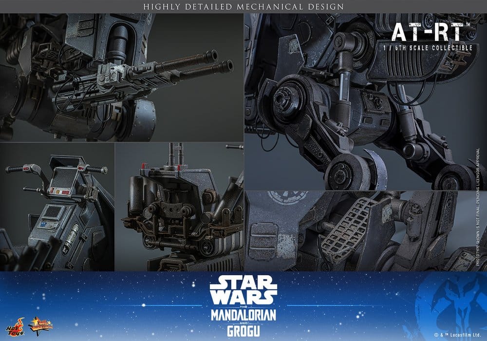 Star Wars: The Mandalorian & Grogu Masterpiece-fordon 1/6 AT-RT 60 cm