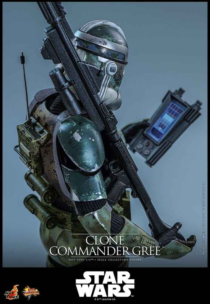 Star Wars Film Mästare Actionfigur 1/6 Klonbefälhavare Gree 30 cm