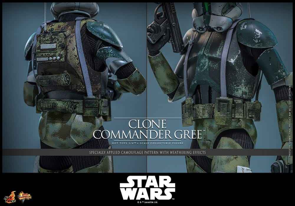 Star Wars Film Mästare Actionfigur 1/6 Klonbefälhavare Gree 30 cm