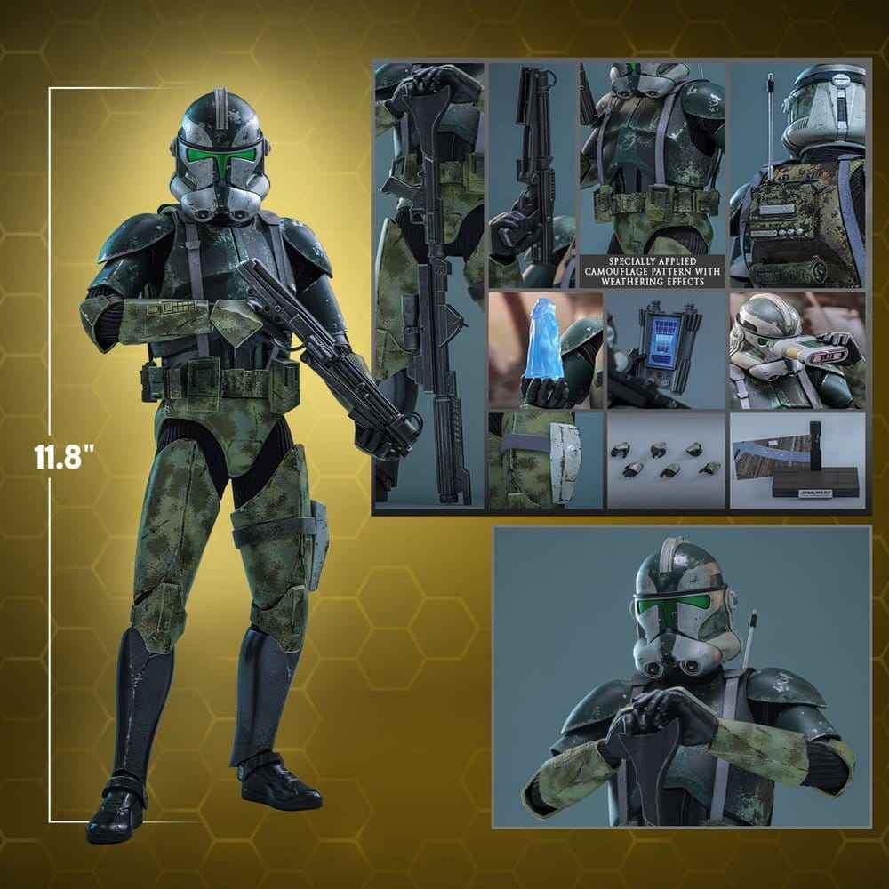 Star Wars Film Mästare Actionfigur 1/6 Klonbefälhavare Gree 30 cm