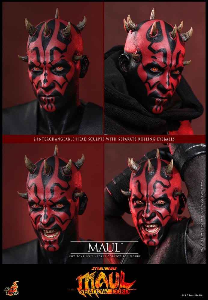 Star Wars: Maul - Shadow Lord Television Masterpiece Actionfigur i Skala 1/6, 29 cm