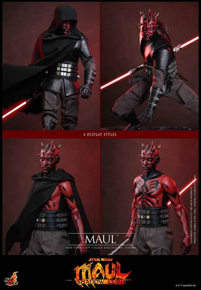 Star Wars: Maul - Shadow Lord Television Masterpiece Actionfigur i Skala 1/6, 29 cm