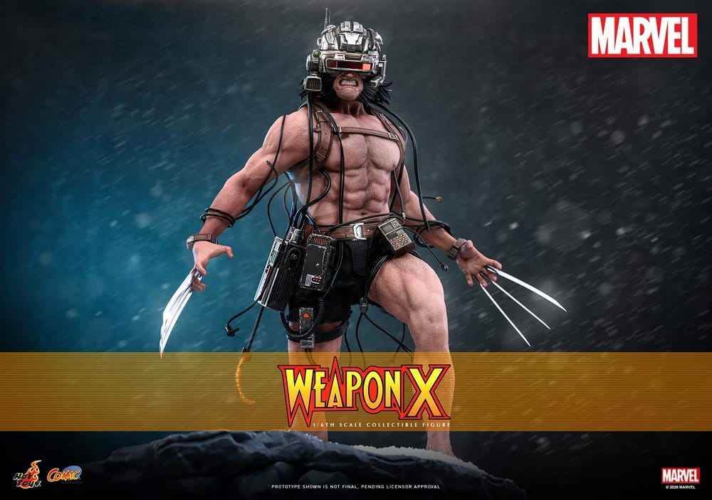 Marvel Comic Mästerverk Actionfigur 1/6 Weapon X 31 cm