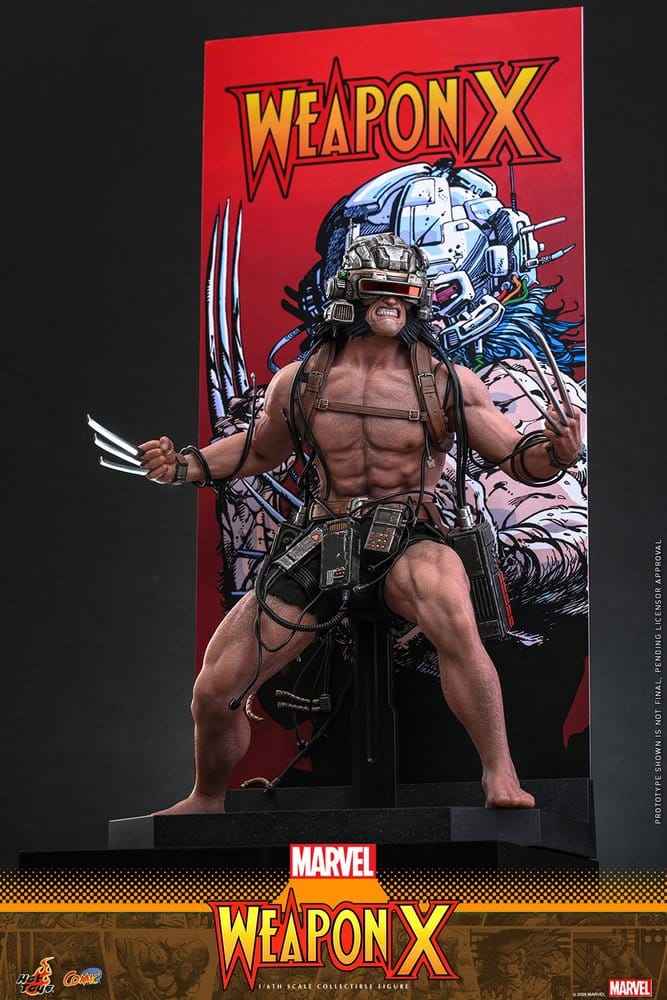 Marvel Comic Mästerverk Actionfigur 1/6 Weapon X 31 cm