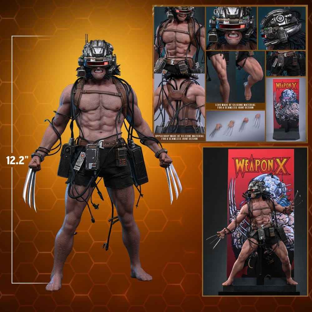 Marvel Comic Mästerverk Actionfigur 1/6 Weapon X 31 cm
