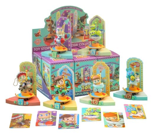 Toy Story Cosbi Mini Figurer Karusellsamling 10 cm Blind Box Display (6)