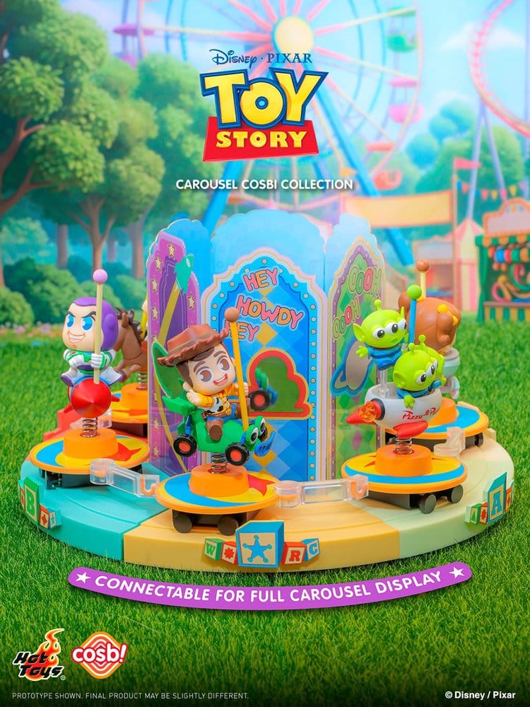 Toy Story Cosbi Mini Figurer Karusellsamling 10 cm Blind Box Display (6)