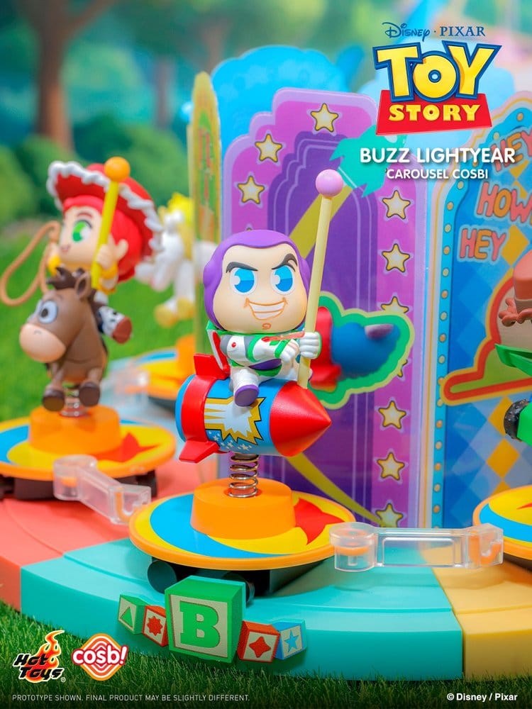 Toy Story Cosbi Mini Figurer Karusellsamling 10 cm Blind Box Display (6)