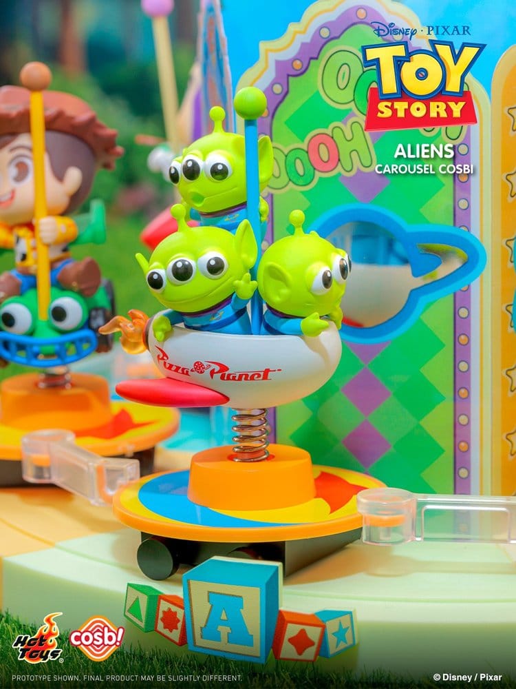 Toy Story Cosbi Mini Figurer Karusellsamling 10 cm Blind Box Display (6)
