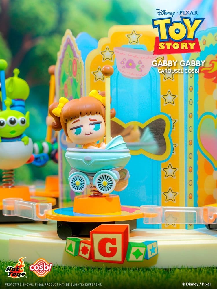 Toy Story Cosbi Mini Figurer Karusellsamling 10 cm Blind Box Display (6)