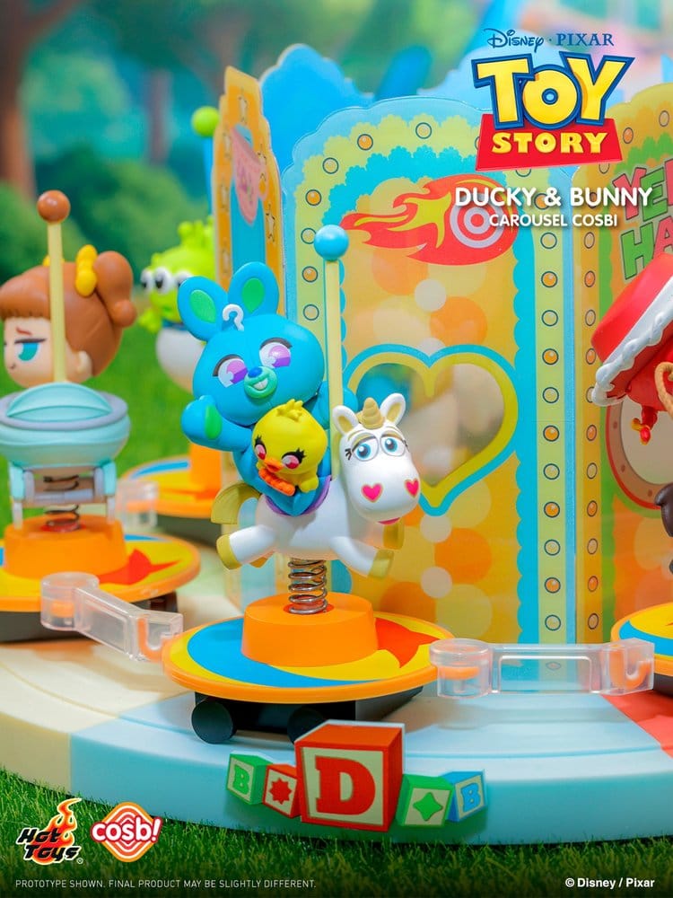 Toy Story Cosbi Mini Figurer Karusellsamling 10 cm Blind Box Display (6)