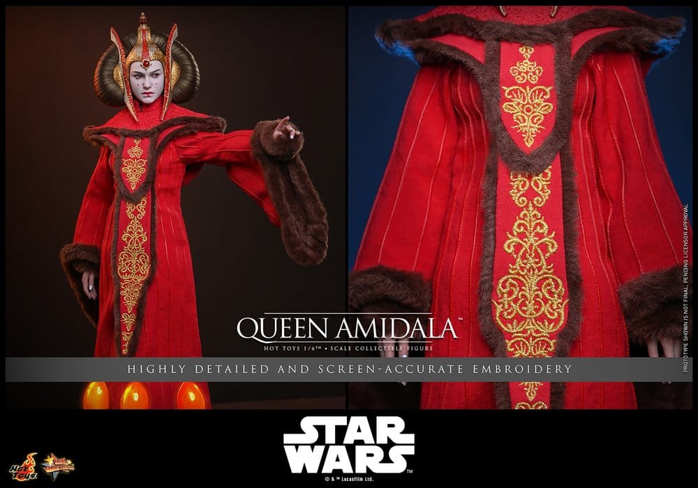 Star Wars Film Mästerverk Actionfigur 1/6 Drottning Amidala 28 cm