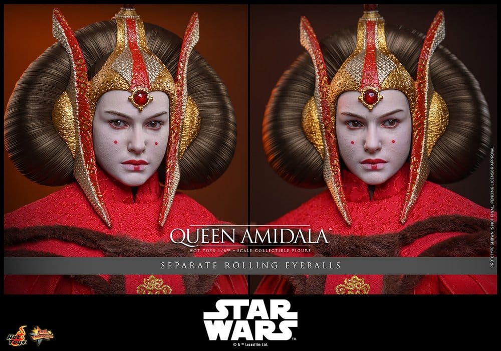 Star Wars Film Mästerverk Actionfigur 1/6 Drottning Amidala 28 cm