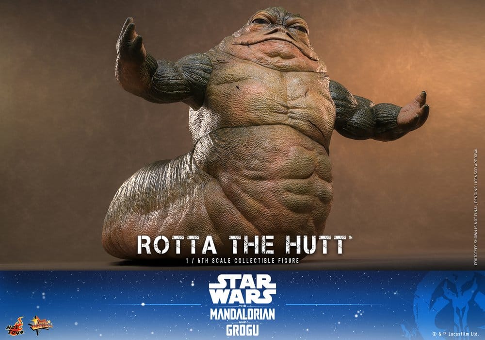 Star Wars Film Mästerverk Actionfigur 1/6 Rotta The Hutt 32 cm