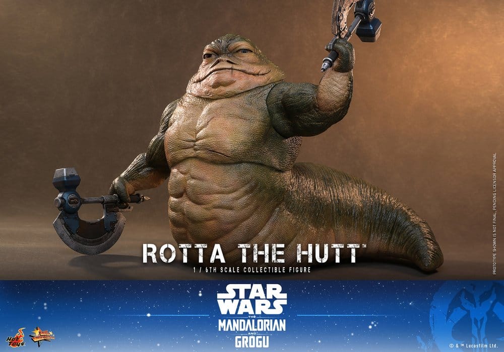 Star Wars Film Mästerverk Actionfigur 1/6 Rotta The Hutt 32 cm