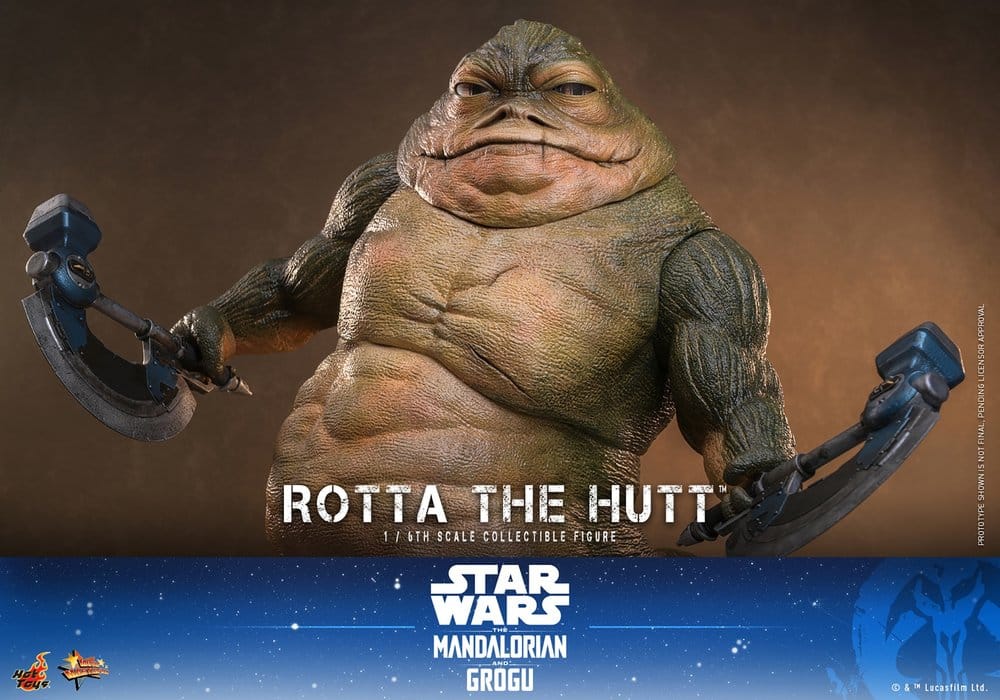 Star Wars Film Mästerverk Actionfigur 1/6 Rotta The Hutt 32 cm