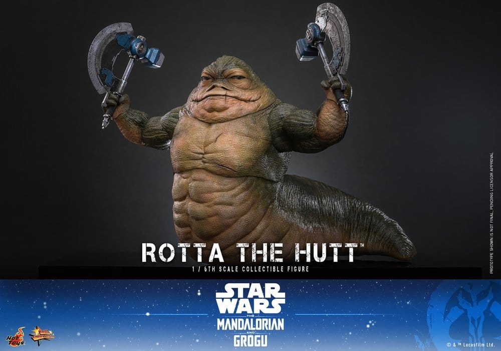 Star Wars Film Mästerverk Actionfigur 1/6 Rotta The Hutt 32 cm