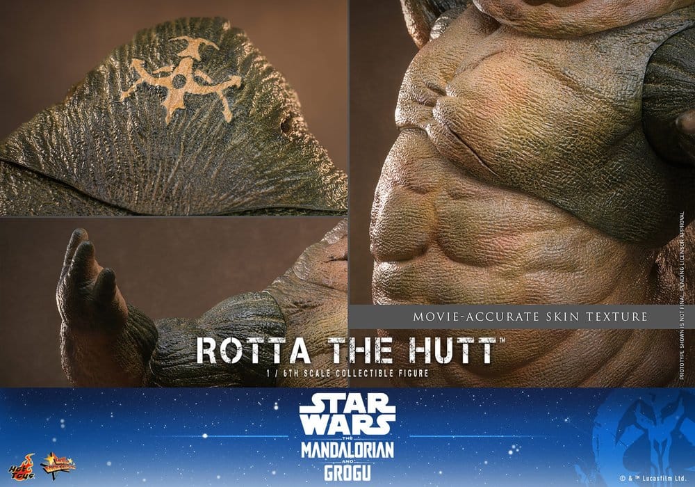 Star Wars Film Mästerverk Actionfigur 1/6 Rotta The Hutt 32 cm