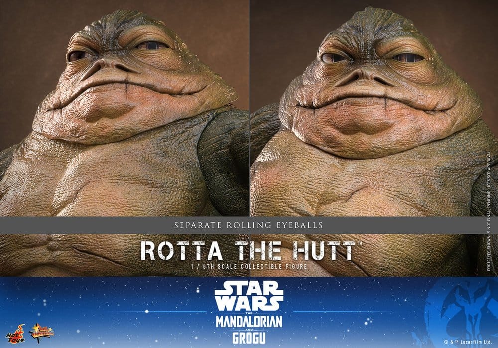 Star Wars Film Mästerverk Actionfigur 1/6 Rotta The Hutt 32 cm