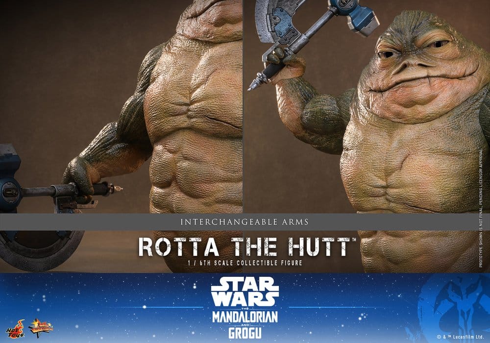 Star Wars Film Mästerverk Actionfigur 1/6 Rotta The Hutt 32 cm