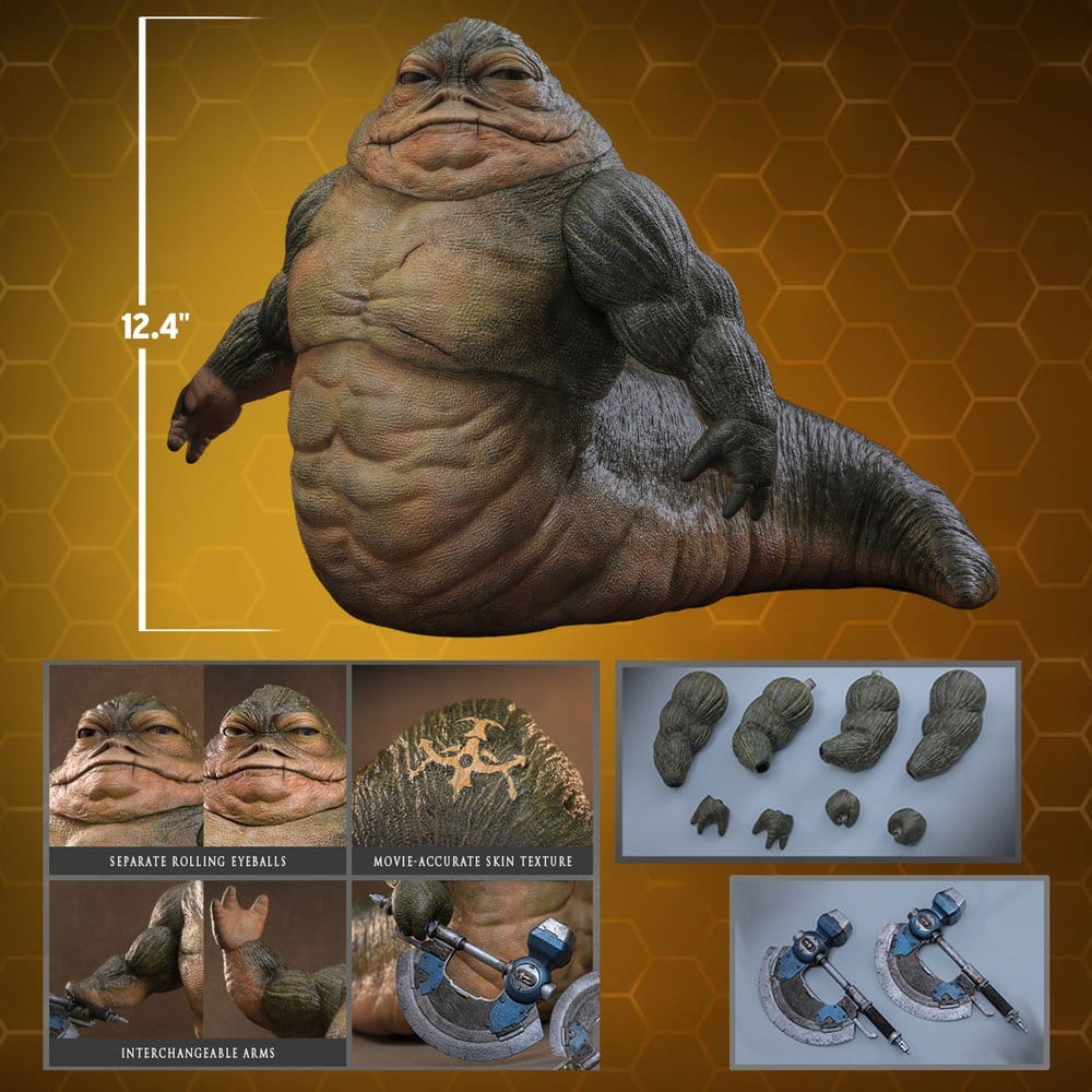 Star Wars Film Mästerverk Actionfigur 1/6 Rotta The Hutt 32 cm