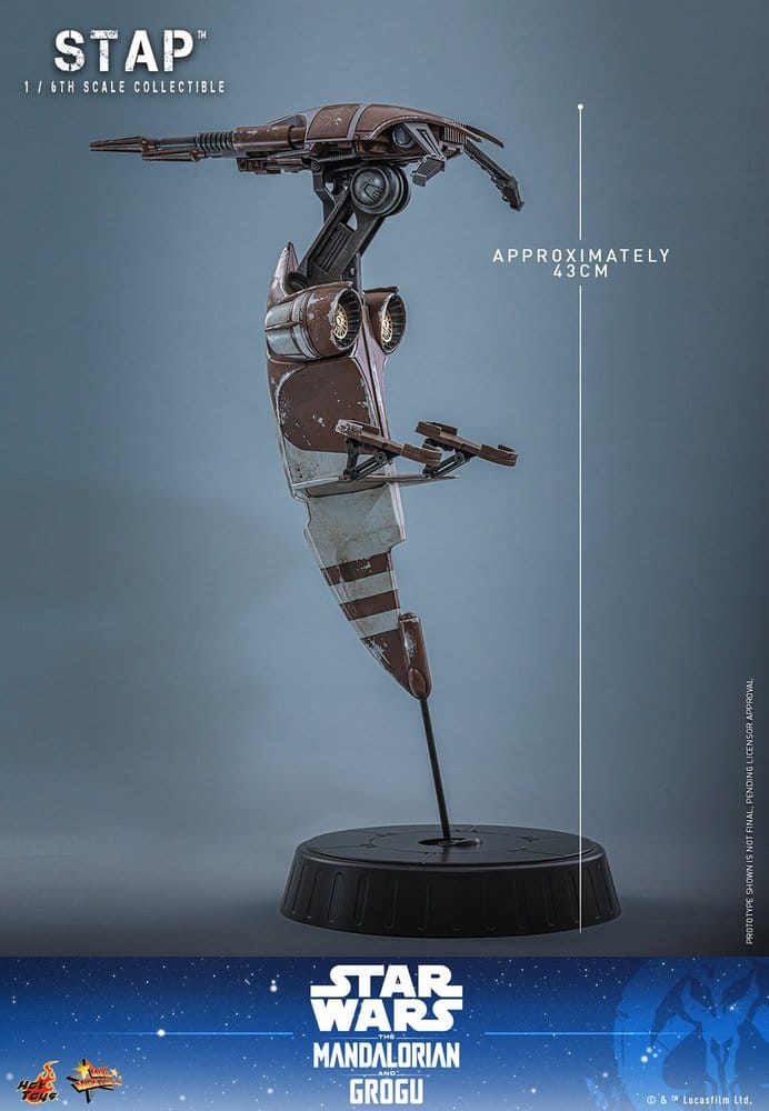 Star Wars: The Mandalorian & Grogu Filmmästerverk Tillbehör 1/6 STAP 32 cm