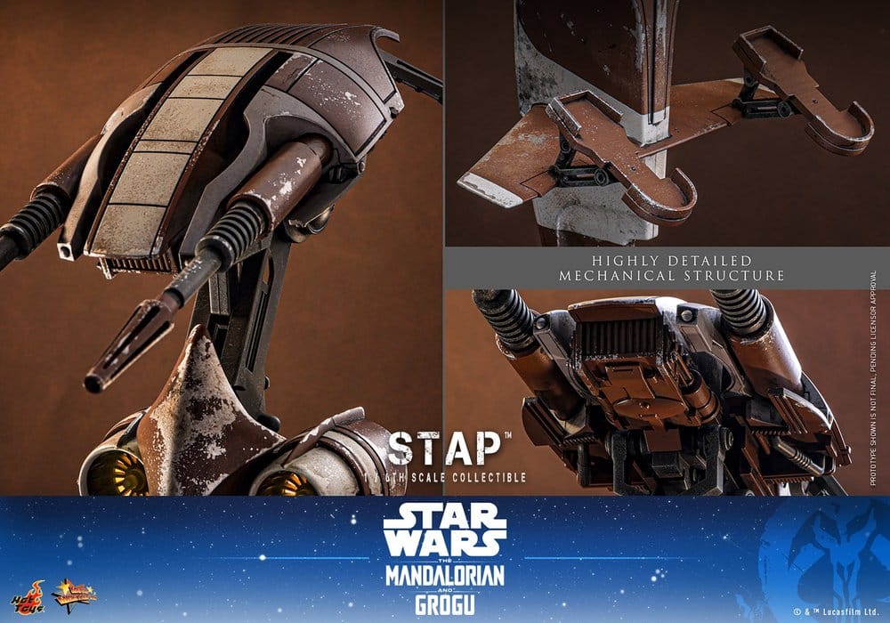 Star Wars: The Mandalorian & Grogu Filmmästerverk Tillbehör 1/6 STAP 32 cm