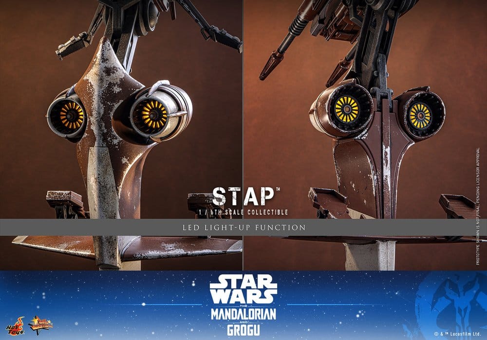 Star Wars: The Mandalorian & Grogu Filmmästerverk Tillbehör 1/6 STAP 32 cm