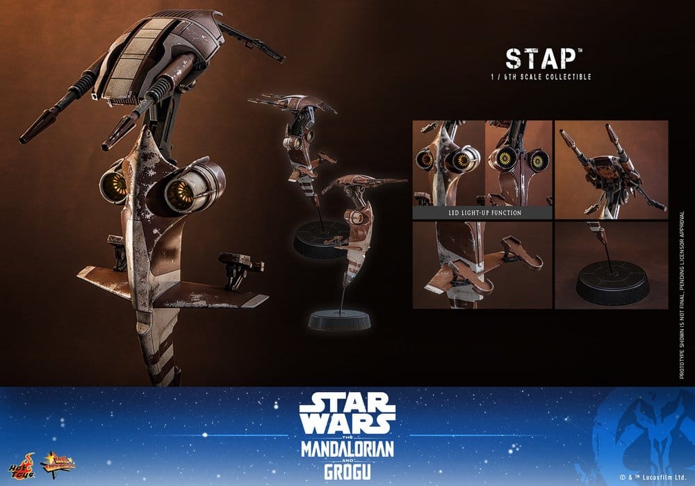 Star Wars: The Mandalorian & Grogu Filmmästerverk Tillbehör 1/6 STAP 32 cm
