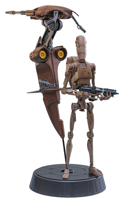 Star Wars: The Phantom Menace Film Mästerverk Actionfigursats 1/6 Stridsdroid & STAP 32 cm