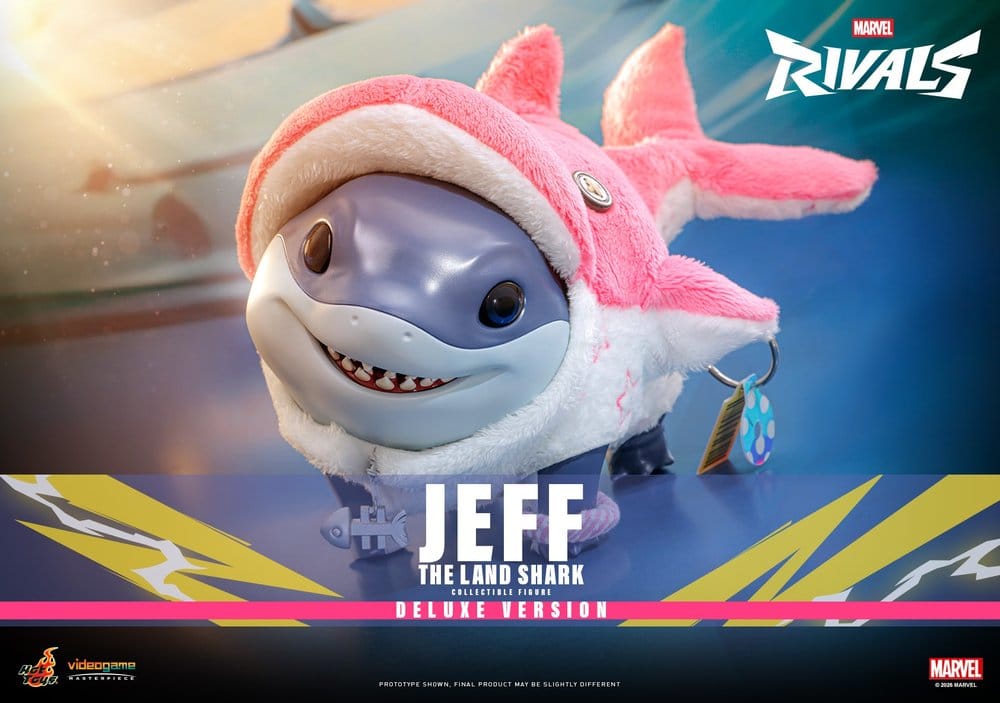 Marvel Rivals Videospelsmästerverk Serie Actionfigur Jeff the Land Shark (Deluxeversion) 11 cm