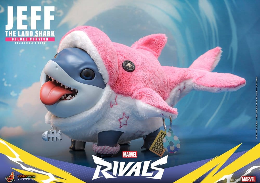 Marvel Rivals Videogame Masterpiece Series Action Figur Jeff the Land Shark (Deluxe Version) 11 cm