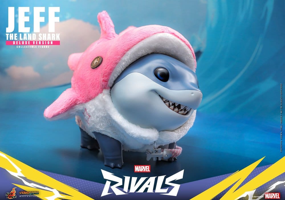 Marvel Rivals Videospelsmästerverk Serie Actionfigur Jeff the Land Shark (Deluxeversion) 11 cm