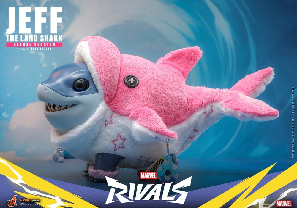 Marvel Rivals Videospelsmästerverk Serie Actionfigur Jeff the Land Shark (Deluxeversion) 11 cm