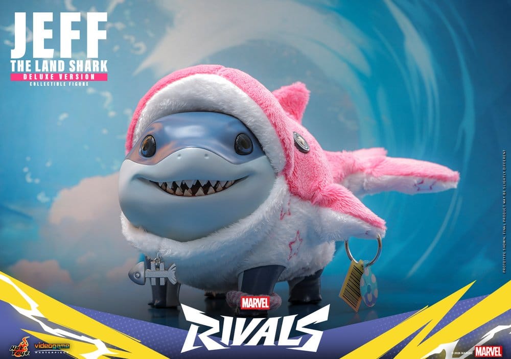 Marvel Rivals Videospelsmästerverk Serie Actionfigur Jeff the Land Shark (Deluxeversion) 11 cm