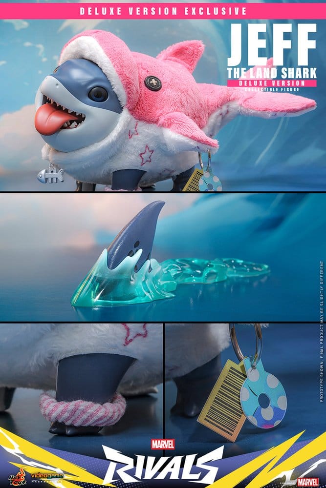 Marvel Rivals Videospelsmästerverk Serie Actionfigur Jeff the Land Shark (Deluxeversion) 11 cm