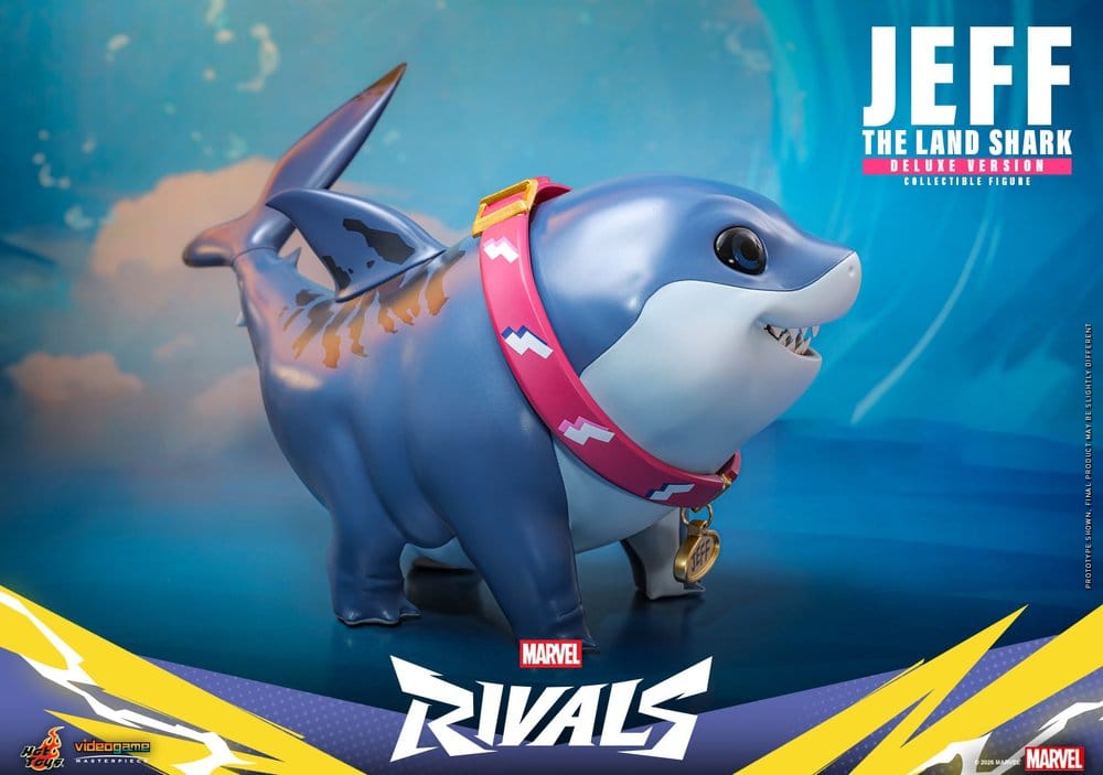Marvel Rivals Videospel Mästerverk Serie Actionfigur Jeff the Land Shark 11 cm
