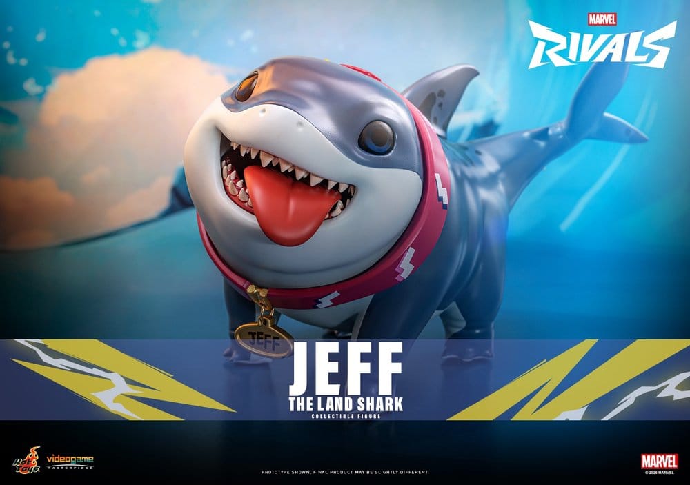 Marvel Rivals Videogame Masterpiece Series Action Figur Jeff the Land Shark 11 cm